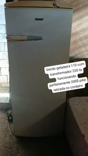 Geladeira 110 com transformador para 220