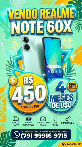 Realmi note 60x
