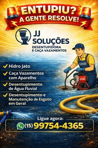 Desentupidora e caça vazamentos