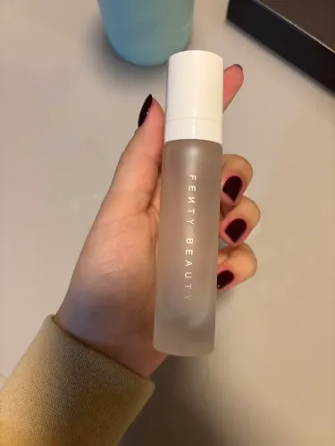 Embalagem vazia base da fenty beauty de vidro