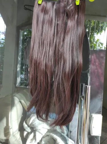 Aplique Tic Tac de Cabelo Orgânico Liso 
