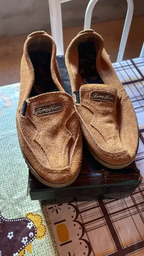 Sapatilha mocassim couro legítimo