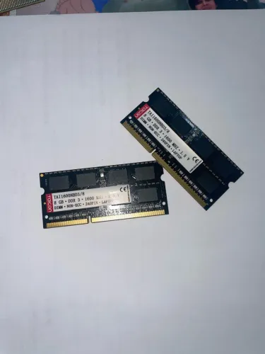 Memória ram LAPTOP ddr3 8gb 1600 mhz (2x)