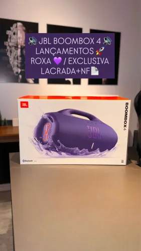 Jbl boombox 4 Roxa Exclusiva Lançamento Lacrada+NF