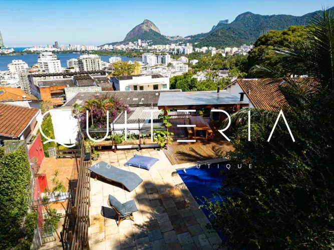 Casa duplex a venda no Jardim Botânico, Rua Eng. Alfredo Duarte, 6 quartos, 1 suíte, 3 vag