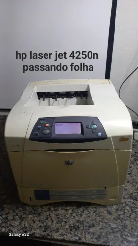 Impressora hp laserjet 4250n com defeito