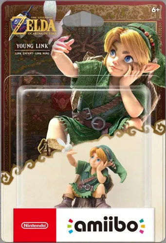 Pré venda Amiibo The legend of Zelda Ocarina of time Young Link ( LER DESCRIÇÃO )