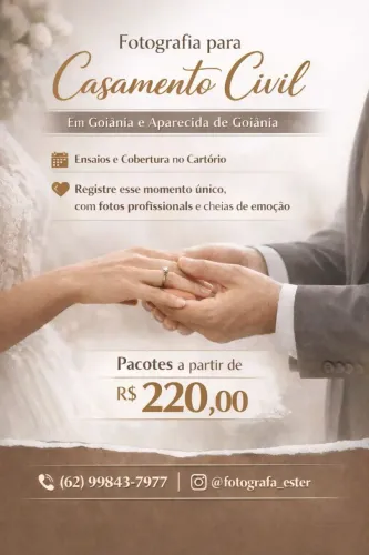 Fotógrafo Casamento Cívil