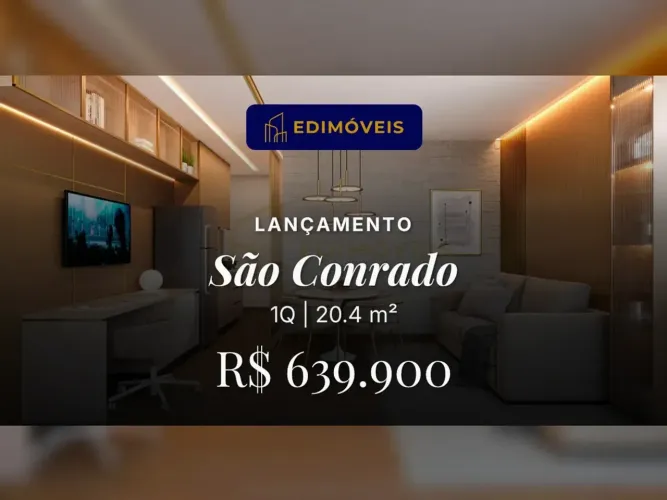 Aproveite a vida à beira-mar: Studio moderno em São Conrado, Vila Velha!