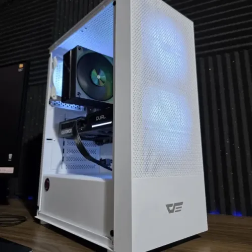 PC Gamer Ryzen 5 5600X RTX 5050 8GB 16GB RGB SSD NVMe 512GB B450M