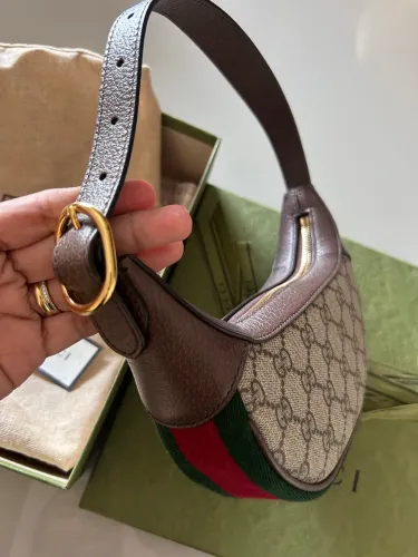 Bolsa Ophidia Gucci GG Supreme Mini de Canvas 