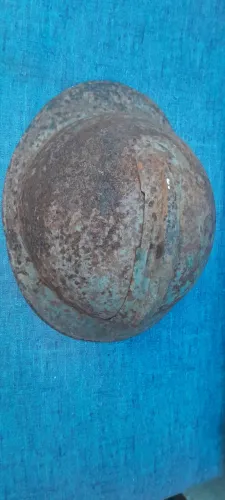 Capacete aço modelo francês 1915