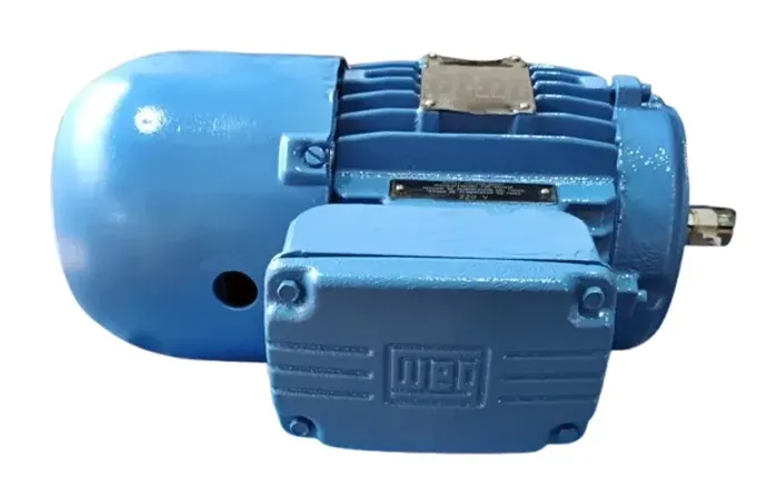 MotorFreio WEG 1.0cv/hp 0.75kw 4 polos 1680rpm trifásico 220v / 380v com flange cdin