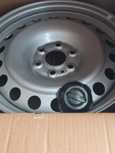 4 Aros/Rodas de Aço originais Nissan Frontier. (Aro17)