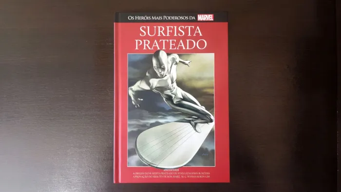 Surfista Prateado - Nº 51 - Salvat Capa Vermelha - Marvel