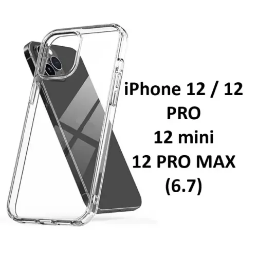 Capinha para iPhone 12, 12 mini, 12 Pro e 12 Pro Max Anti Impacto Transparente