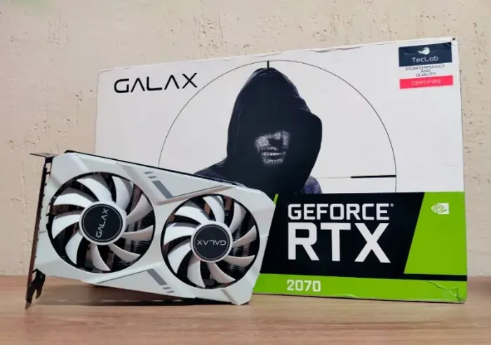 Nvidia GeForce RTX 2070 8GB GALAX White - Seminova com caixa
