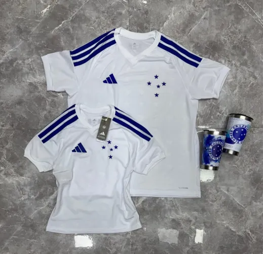 Camisa cruzeiro branca