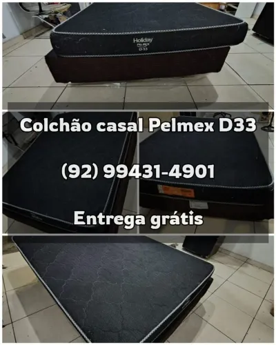 Colchão Casal Pelmex - Usado Bem Conservado D33 (FRETE GRÁTIS)