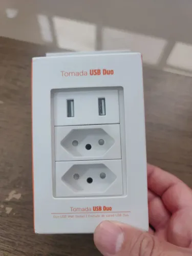 Tomada usb duo