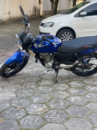 Honda Titan 150 ESD Azul - Partida Elétrica