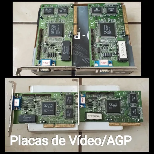 2/PLACAS DE VÍDEO SLOT ( AGP ) PC ANTIGO