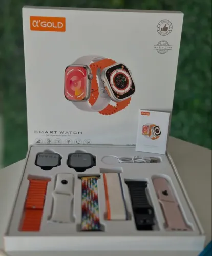 Dois smartwatch + 6 pulseiras - Entrega grátis e garantia.