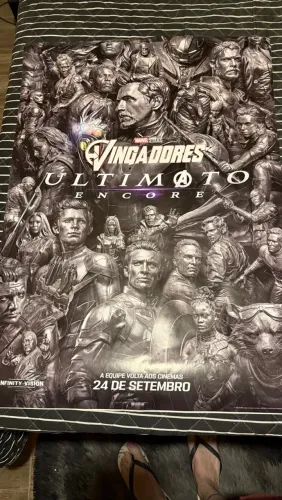 Pôster de cinema Vingadores Ultimato Encore original 64x90