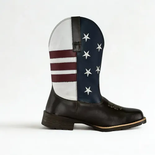 Bota Texana Masculina USA - Estilo Country com Espírito Americano