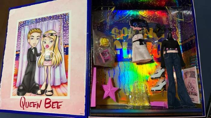 bratz mean girls regina george caixa + acessórios