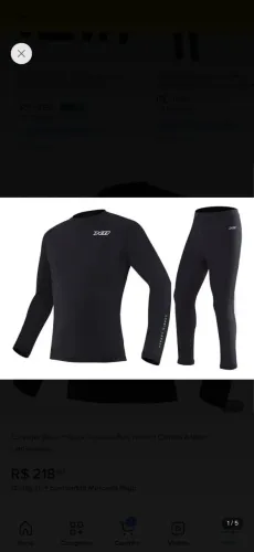 Conjunto segunda pele x11
