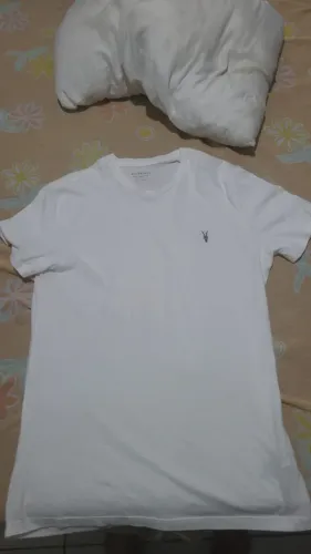 Camiseta All Saints size Xs branca tecido grosso nunca usada