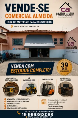 LOJA MATERIAL DE CONSTRUÇÃO EM SANTA MARIA DA SERRA SP