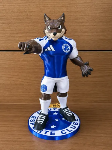 Mascote do Cruzeiro 25cm - Estilizado e Super Detalhado