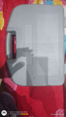 MALETA COM MICROSCÓPIO SEMI NOVA