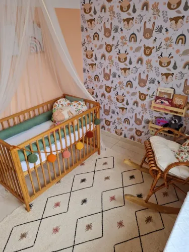 Berço cama tulipa baby, 3 níveis