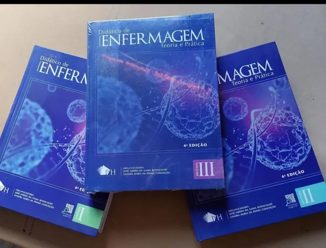 Kit Didático de Enfermagem  - 3 Volumes - 4ª Edição - NOVOS