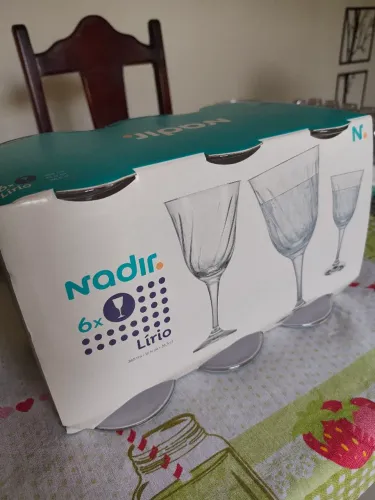 Jogo de 6 taças Nadir Lirio 365 mL