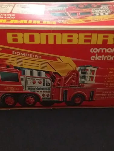 Brinquedos antigos Bombeiro eletrônico Estrela