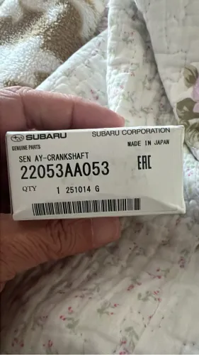 Sensor de rotação virabrequim Subaru forester.