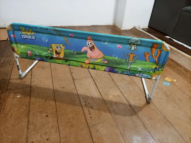 Grade de Proteção para Cama Infantil Hércules - Bob Esponja