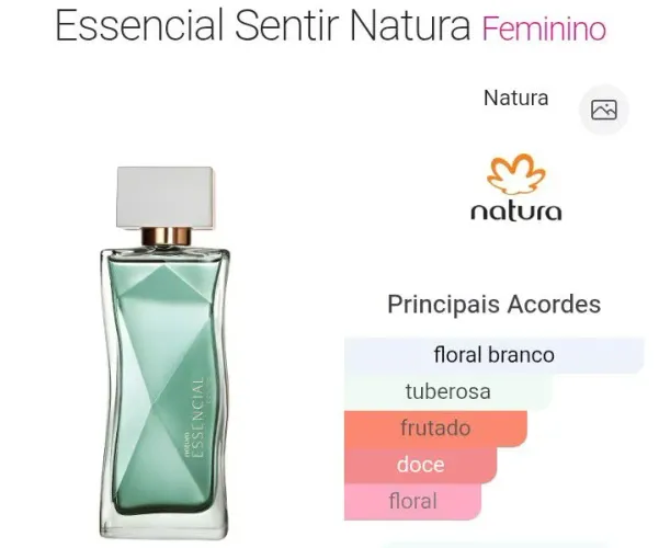 Perfume disponível.