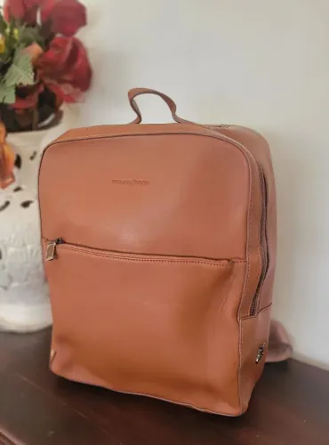 Mochila Executiva Fellipe Krein Marrom FK583