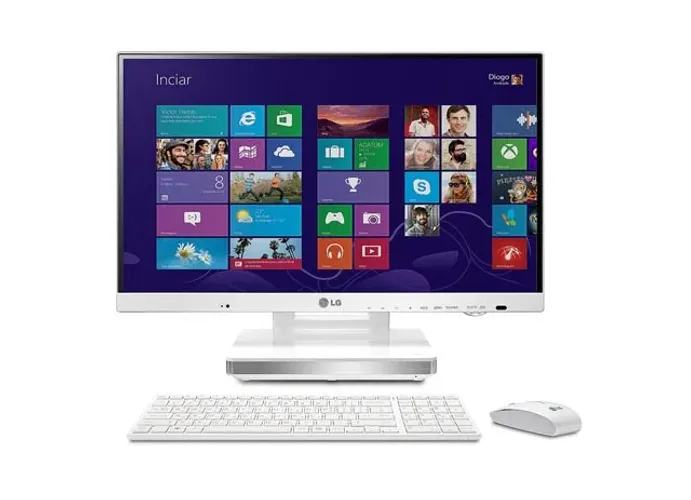 Computador LG All in One V545 - Tela 23" LED, Intel Core i5, 4GB, HD 500GB, TV Digital - b