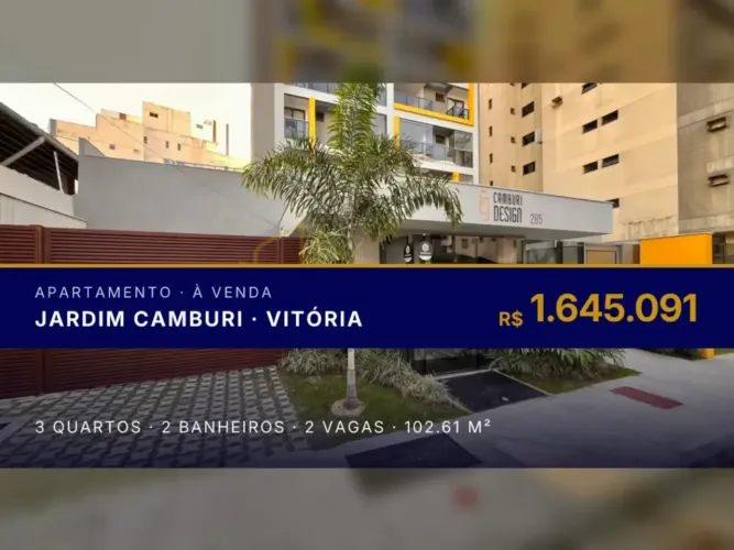 Apartamento Moderno em Jardim Camburi 3 Suítes e Varanda Gourmet!
