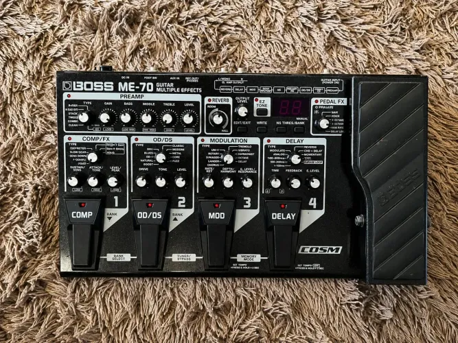 ? BOSS ME-70 - COMPLETA + ACESSÓRIOS | R$ 1.200