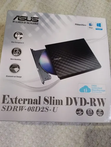 Vendo leitor de dvd novo External Slim DVD- RW
