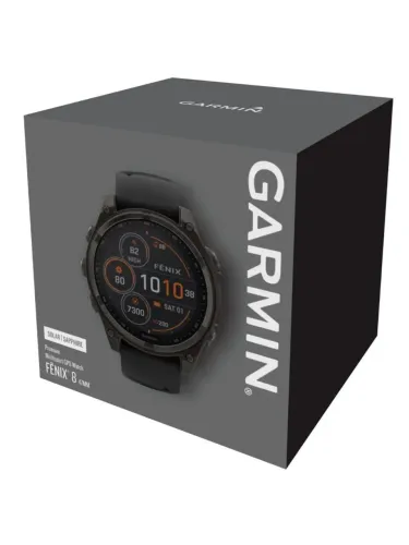 Relogio Garmin fenix 8 Solar Saphira 47mm
