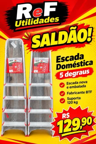 Escada Doméstica 5 Degraus (SALDO)