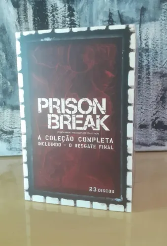 DVD Box Prison Break Série Completa (4 temporadas + filme = 23 discos)